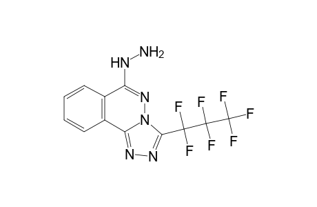 1,2,4-Triazolo[3,4-a]phthalazine-7-hydrazine, 3-(1,1,2,2,3,3,3-heptafluoropropyl)-