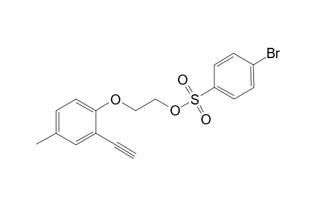 2-(2-Ethynyl-4-methylphenoxy)ethyl4-bromobenzenesulfonate