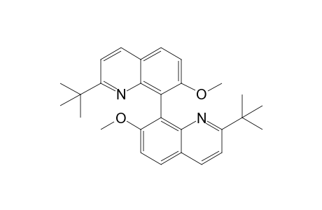 2,2'-Di-tert-butyl-7,7'-dimethoxy-8,8.-biquinolyl