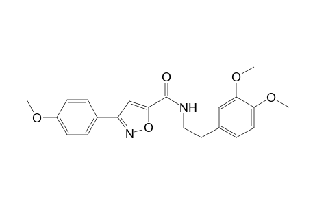 N-[2-(3,4-dimethoxyphenyl)ethyl]-3-(4-methoxyphenyl)-1,2-oxazole-5-carboxamide