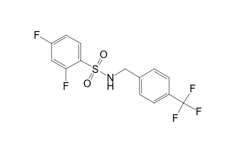 2,4-difluoro-N-[p-(trifluoromethyl)benzyl]benzenesulfonamide