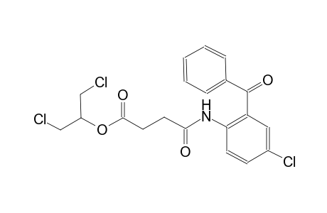 2-Chloro-1-(chloromethyl)ethyl 4-(2-benzoyl-4-chloroanilino)-4-oxobutanoate