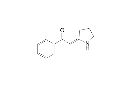(2E)-1-phenyl-2-(2-pyrrolidinylidene)ethanone