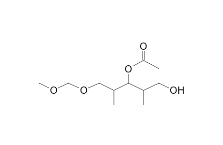 3-O-Acetyl-2,4-dideoxy-1-O-(methoxymethyl)-2,4-dimethylpentitol