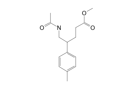 5-ACETYLAMINO-4-PARA-TOLYLPENTANOIC-ACID-METHYLESTER