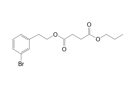 Succinic acid, 3-bromophenethyl propyl ester