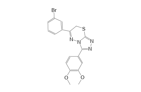6-(3-bromophenyl)-3-(3,4-dimethoxyphenyl)-7H-[1,2,4]triazolo[3,4-b][1,3,4]thiadiazine
