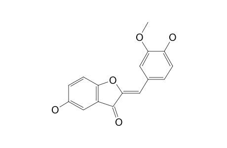 Coumaran-5-ol-3-one, 2-[4-hydroxy-3-methoxybenzylidene]-