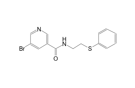 Nicotinamide, 5-bromo-N-(2-phenylsulfanylethyl)-