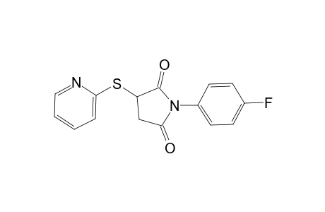 1-(4-Fluorophenyl)-3-(2-pyridinylsulfanyl)-2,5-pyrrolidinedione