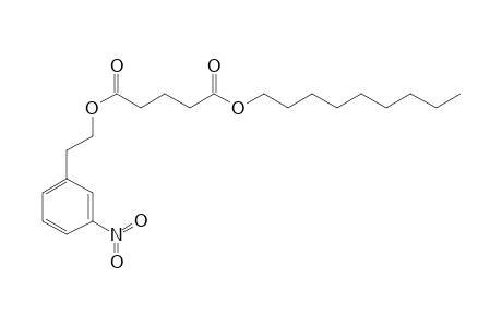 Glutaric acid, 3-nitrophenethyl nonyl ester