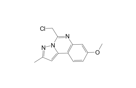 5-(Chloromethyl)-8-methoxy-2-methylpyrazolo[1,5-c]-quinazoline