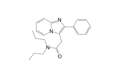 N,N-Di-n-propyl-2-phenylimidazo[1,2-a]pyridin-3-yl)acetamide