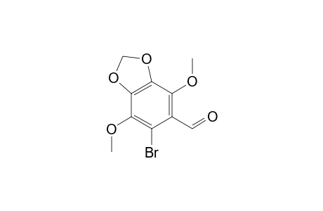 6-Bromo-4,7-dimethoxy-2H-1,3-benzodioxole-5-carbaldehyde