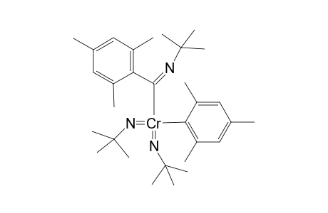 Mesityl[mesityl)(t-butylimido)methyl]di(t-butylimido)chromium(VI)