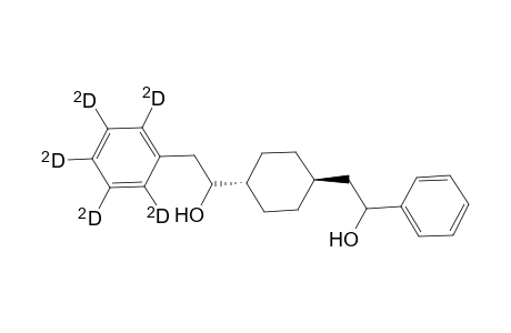 trans-1-(2-Hydroxy-2-phenylethyl)-4-[(2-hydroxy-2-[2H5]phenylethyl]cyclohexane