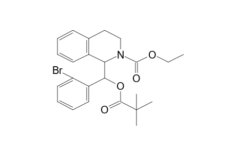 1-[(2-Bromo-phenyl)-(2,2-dimethyl-propionyloxy)-methyl]-3,4-dihydro-1H-isoquinoline-2-carboxylic acid, ethyl ester