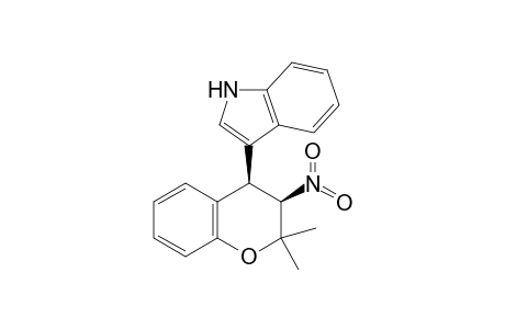 3-[(3 R*,4R)-2',2'-Dimethyl-3'-nitrochroman-4'-yl]-1H-indole