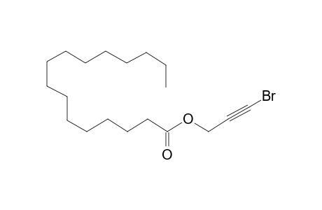 Hexadecanoic acid 3-bromoprop-2-ynyl ester