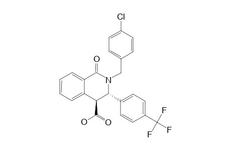 (TRANS)-N-(4'-CHLOROBENZYL)-1-OXO-3-(4''-TRIFLUOROMETHYLPHENYL)-1,2,3,4-TETRAHYDRO-ISOQUINOLINE-4-CARBOXYLIC-ACID