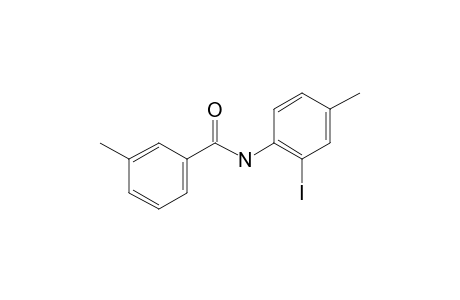 Benzamide, N-(2-iodo-4-methylphenyl)-3-methyl-