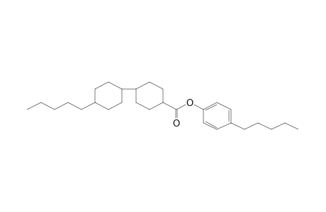 (4-pentylphenyl) 4-(4-pentylcyclohexyl)cyclohexane-1-carboxylate