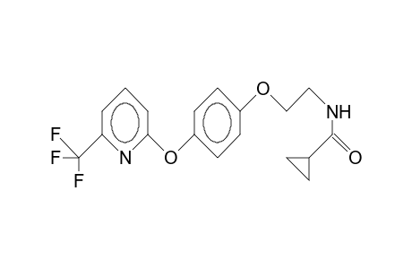 Cyclopropanecarboxamide, N-[2-[4-[[6-(trifluoromethyl)-2-pyridinyl]oxy]phenoxy]ethyl]-