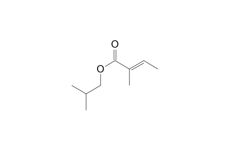 2-Butenoic acid, 2-methyl-, 2-methylpropyl ester, (E)-