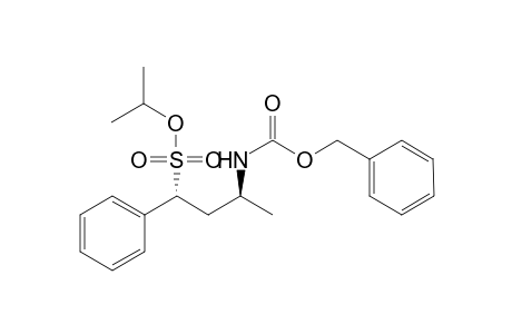 (1R,3S)-1-phenyl-3-(phenylmethoxycarbonylamino)-1-butanesulfonic acid