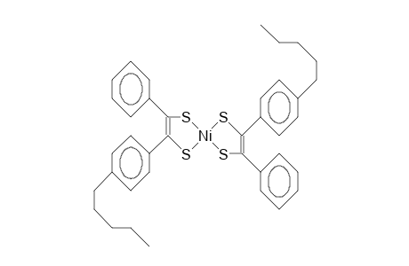 Diphenyl-bis(4-pentyl-phenyl)-bis(1,2-ethylenedithiolo)-nickel