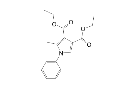 Diethyl 2-methyl-1-phenylpyrrole-3,4-dicarboxylate