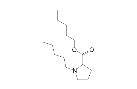 L-Proline, N-pentyl-, pentyl ester