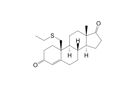 Androst-4-ene-3,17-dione, 19-(ethylthio)-