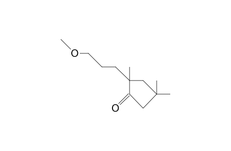 2-(3'-Methoxypropyl)-2,4,4-trimethyl-cyclopentan-1-one