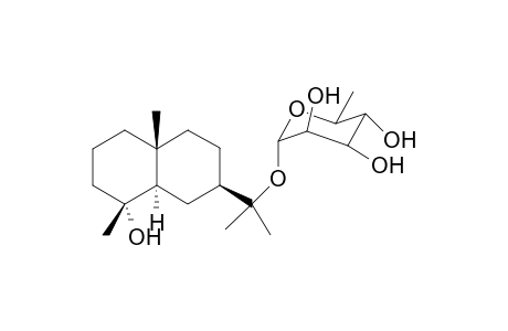 Cryptomeridiol - 11-.alpha.-L-rhamnoside