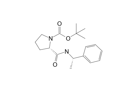 Tert-butyl (S)-2-(((S)-1-phenylethyl)carbamoyl)pyrrolidine-1-carboxylate