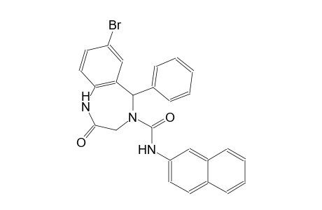 4H-1,4-benzodiazepine-4-carboxamide, 7-bromo-1,2,3,5-tetrahydro-N-(2-naphthalenyl)-2-oxo-5-phenyl-