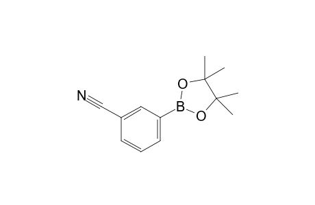 3-(4,4,5,5-Tetramethyl-1,3,2-dioxaborolan-2-yl)benzonitrile