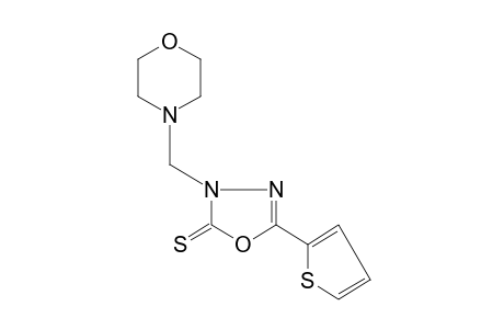 4-(MORPHOLINOMETHYL)-2-(2-THIENYL)-DELTA^2-1,3,4-OXADIAZOLINE-5-THIONE