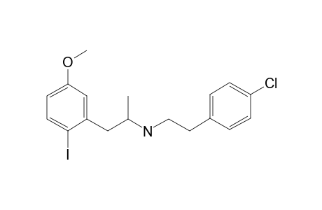 N-[2-(4-Chlorophenyl)ethyl]-1-methyl-2-(2-iodo-5-methoxyphenyl)-ethanamine