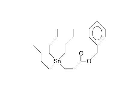 (E)-3-Tributylstannyl-propenoic acid, benzyl ester