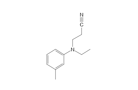 3-(N-ethyl-m-toluidino)propionitrile