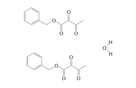 Benzyl 2,3-dioxobutyrate dimer hemihydrate