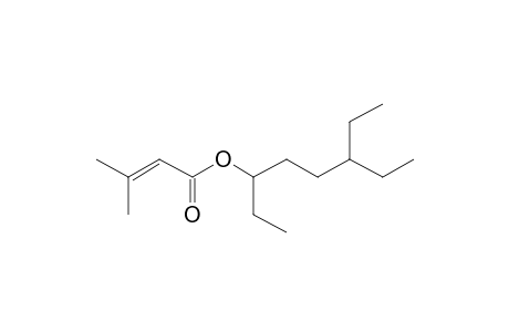 3-Methyl-2-butenoic acid, 6-ethyl-3-octyl ester