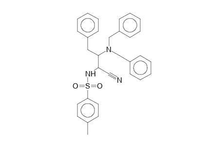 Butanenitrile, 3-(dibenzylamino)-4-phenyl-2-(p-toluenesulfonylamino)-