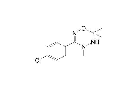 3-(4-Chlorophenyl)-4,6,6-trimethyl-5,6-dihydro-4H-[1,2,4,5]oxatriazine