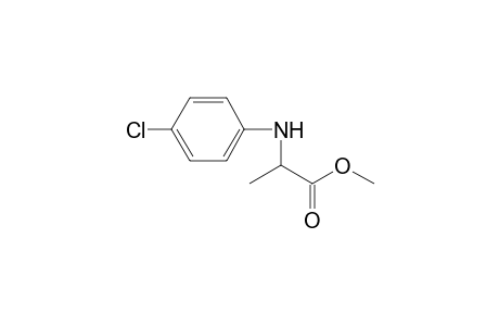 2-(4-Chloroanilino)propanoic acid methyl ester