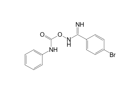 Benzenecarboximidamide, 4-bromo-N-[[(phenylamino)carbonyl]oxy]-