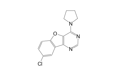 8-chloro-4-(1-pyrrolidinyl)[1]benzofuro[3,2-d]pyrimidine