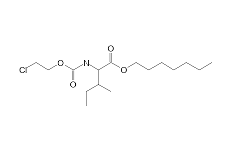 L-Isoleucine, N-(2-chloroethoxycarbonyl)-, heptyl ester